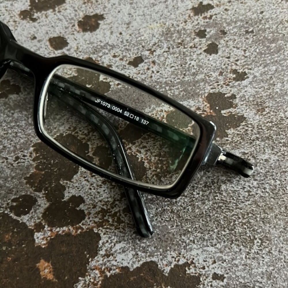 🖤🖤🖤JF Rey frames glasses black rectangle 52 eye - Picture 5 of 5